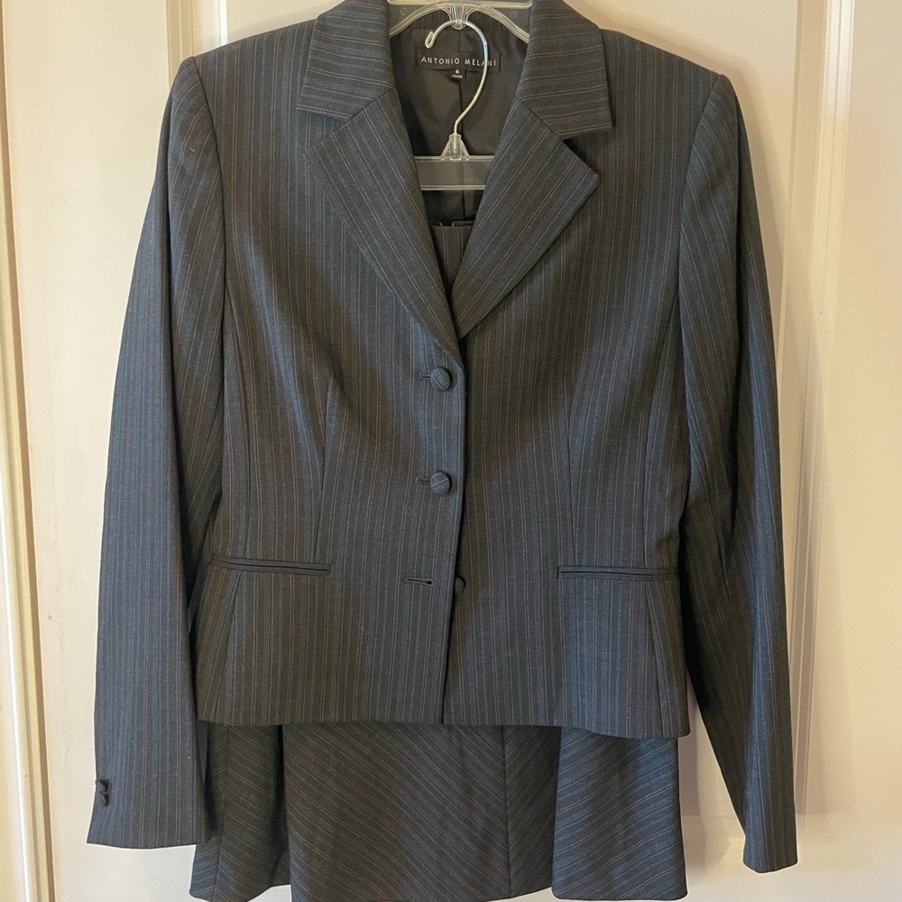 Antonio Melani pinstripe suit